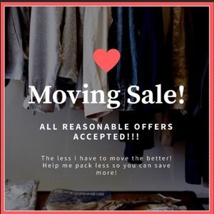 Moving sale!